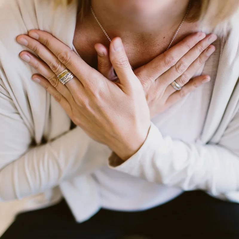 Woman Using Therapy Techniques