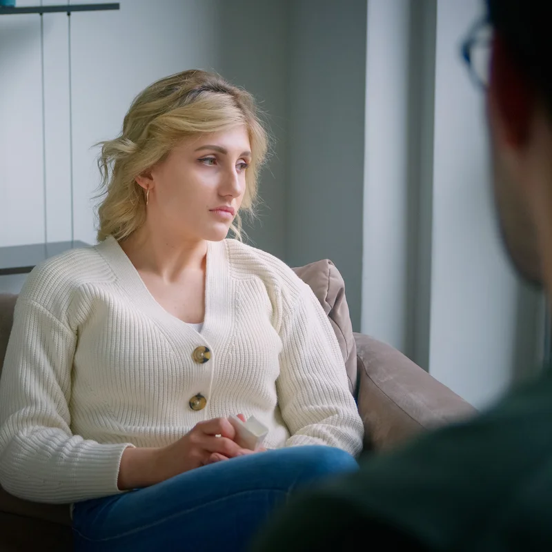 Woman in Individual Counseling